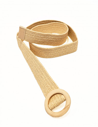 Cinturón trenzado de polipropileno con hebilla...