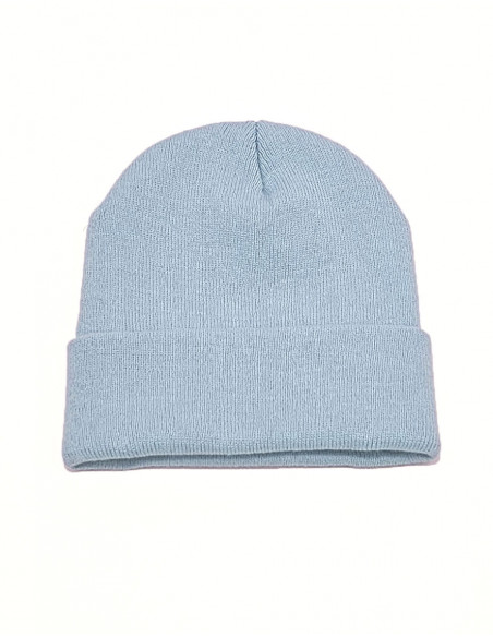 Gorro de punto acrílico liso
