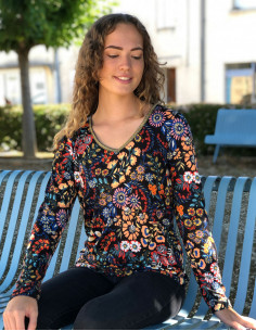 Blusa malla 95% poliester... 2