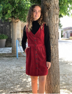 Vestido de pana 88%... 2