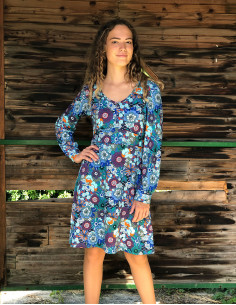Vestido malla 92% poliester...