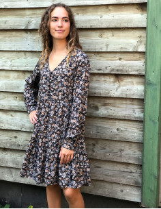 Vestido poliester doblado...