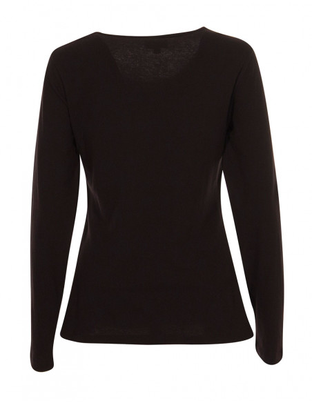 Camiseta 95% algodón 5% elastano flores