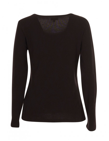 Camiseta 95% algodón 5% elastano flores