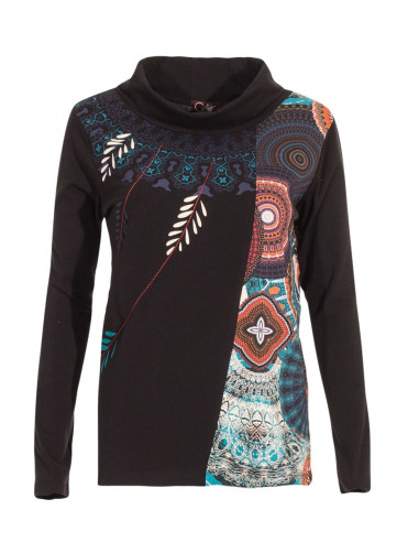 Camiseta 97% algodón 3% elastano estampado bamako