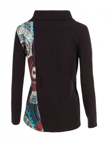 Camiseta 97% algodón 3% elastano estampado bamako