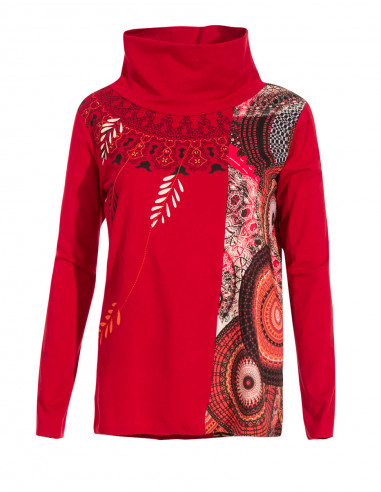 Camiseta 97% algodón 3% elastano estampado bamako