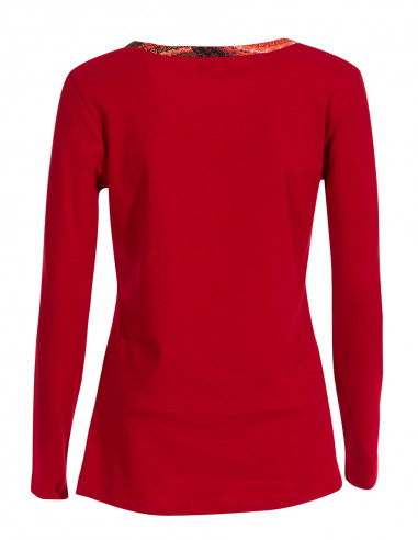 Camiseta 97% algodón 3% elastano estampado place