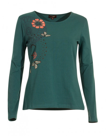 Camiseta 97% algodón 3% elastano estampado place