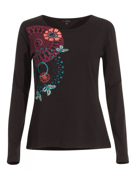 Camiseta 97% algodón 3% elastano estampado place