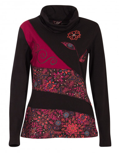 Camiseta 97% algodón 3% elastano patchs