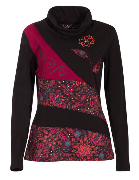 Camiseta 97% algodón 3% elastano patchs