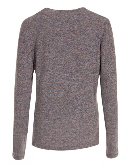 Camiseta 60% viscosa 35% poliéster 5% elastano estampado place