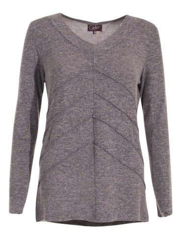 Camiseta 60% viscosa 35% poliéster 5% elastano 