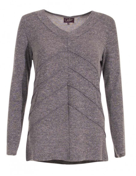 Camiseta 60% viscosa 35% poliéster 5% elastano 