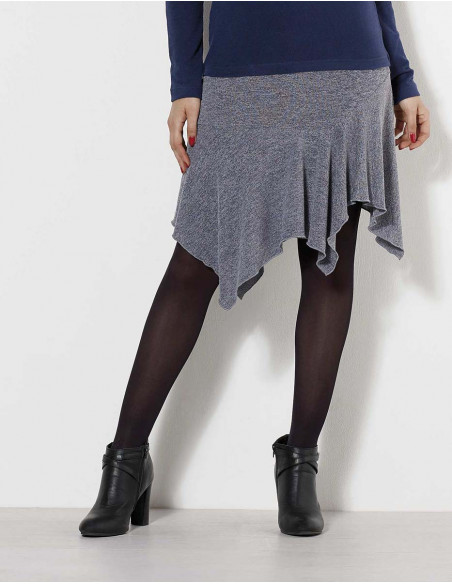 Falda malla 60% viscosa 35% poliéster 5% elastano 