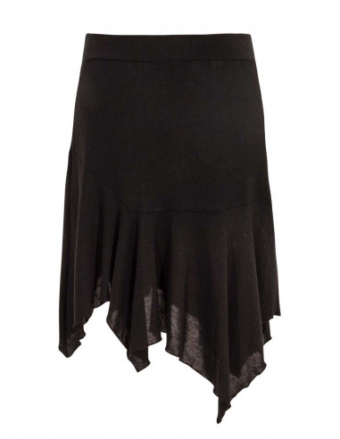 Falda malla 60% viscosa 35% poliéster 5% elastano 