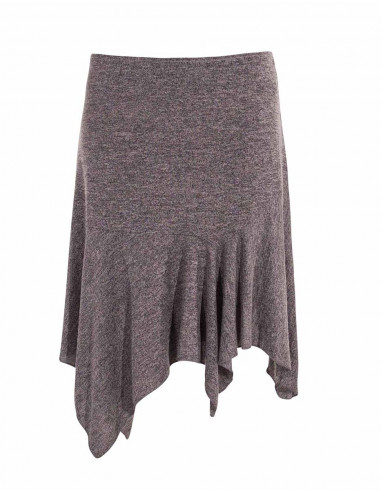 Falda malla 60% viscosa 35% poliéster 5% elastano 