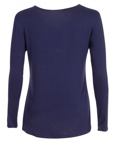 Camiseta 95% viscosa 5% elastano patchs