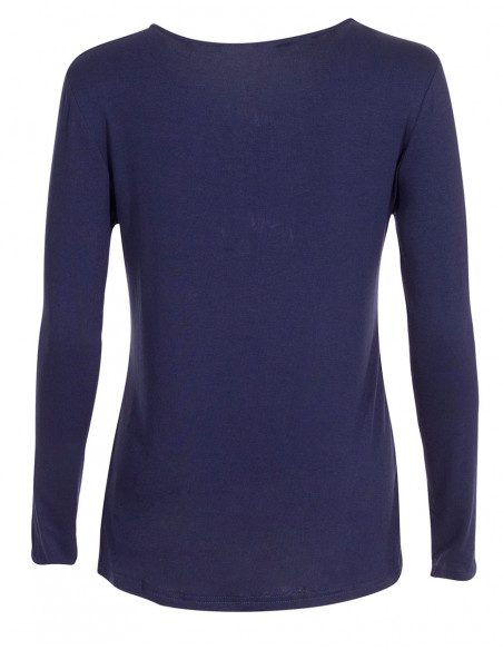 Camiseta 95% viscosa 5% elastano patchs