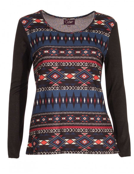 Camiseta 97% poliéster 3% elastano estampado méxico