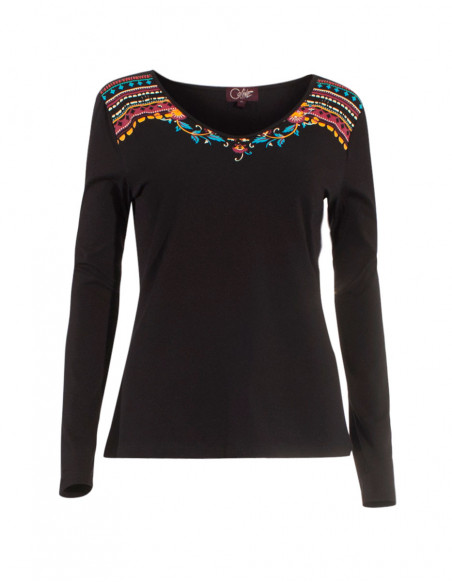 Camiseta 97% algodón 3% elastano estampado 