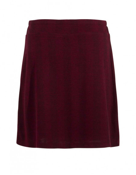 Falda malla 63% poliéster 32% viscosa 5% elastano estampada