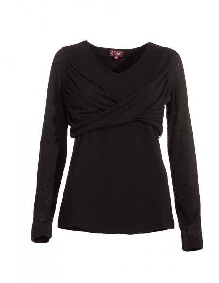 Camiseta 97% algodón 3% elastano cruzada