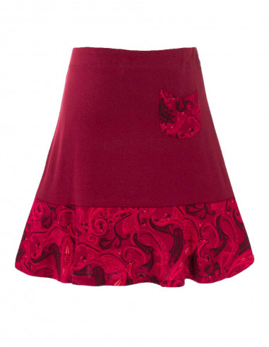 Falda malla 95% poliester 5% elastano estampado...