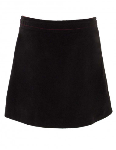 Falda malla poliester bordada