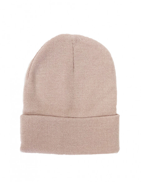 Gorro de punto acrílico liso