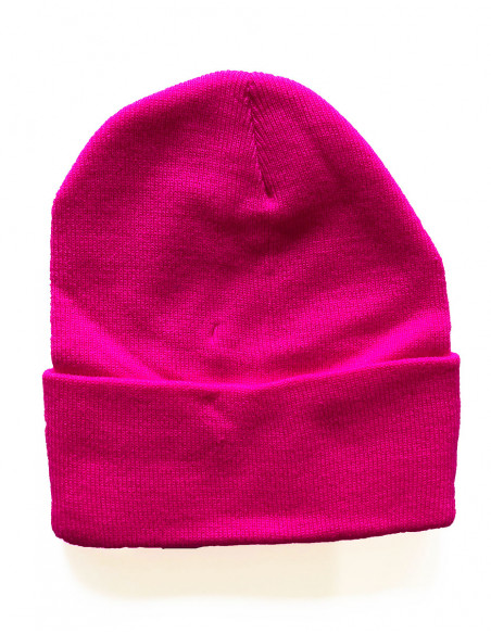 Gorro de punto acrílico liso