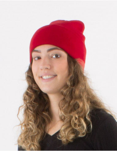 Gorro de punto acrílico liso