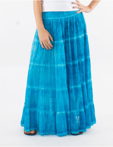 Falda velo algodon volantes doblada surteint