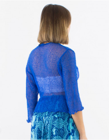 Chaqueta malla poliester red fina