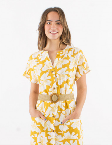 Cinturón trenzado de polipropileno con hebilla...