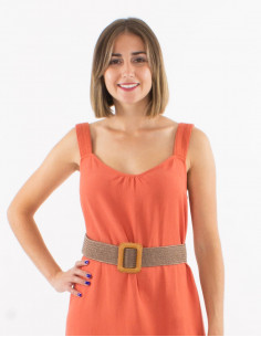 Cinturón trenzado de...