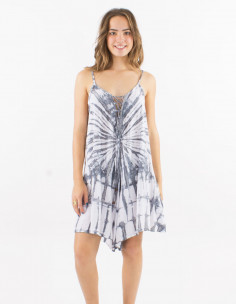 Mono corto viscosa tie and dye 2
