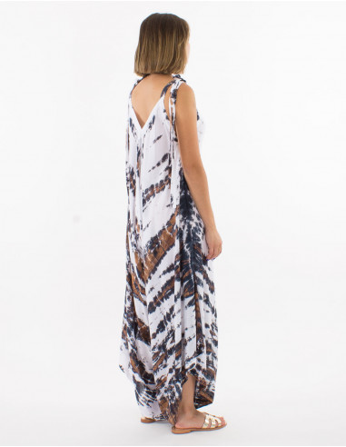 Combi largo viscosa tie and dye