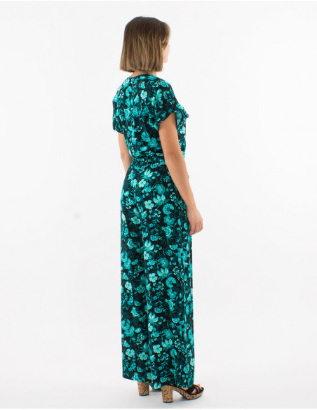 Combi largo viscosa mangas cortas estampado indio