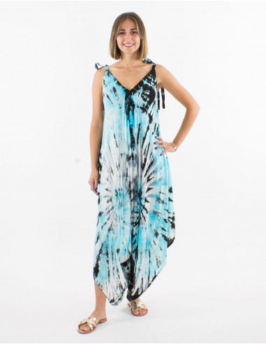 Combi largo viscosa tie and dye