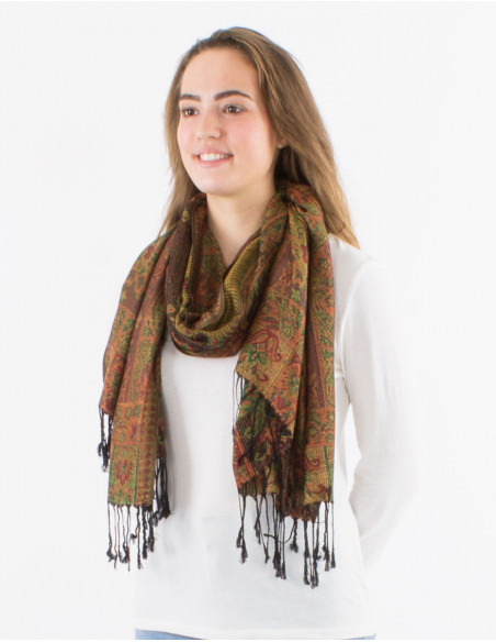 10 bufandas 55% viscosa 45% poliéster