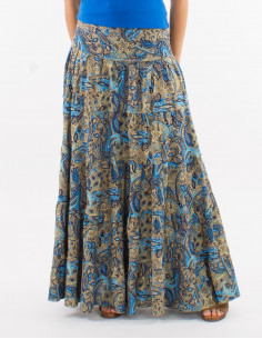 Falda larga poliester con... 2