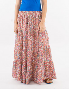 Falda larga poliester... 2