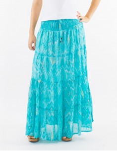 Falda larga velo de algodon...