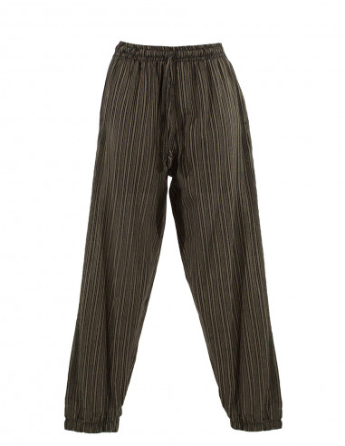 Pantalon algodon raya mixto cintura elastica 2...