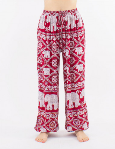 Pantalon viscosa thai elefante aladin 