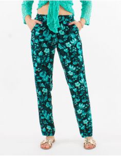 Pantalon viscosa estampado indio 2