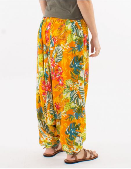 Sarouel viscosa 3 en 1 estampado jungla