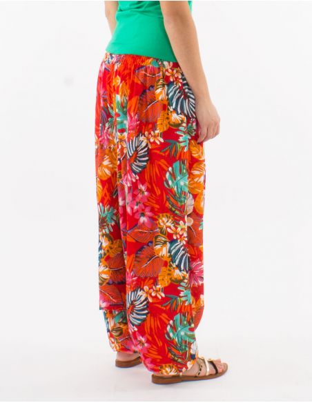 Sarouel viscosa 3 en 1 estampado jungla